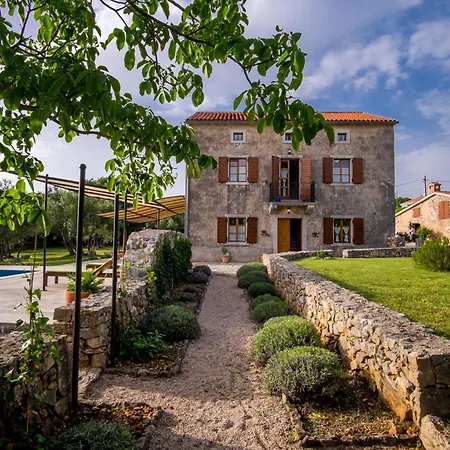 Villa With Pool, Olive Garden And Sea View By Traveler Tourist Agency Krk - Id 2147 *