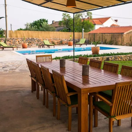 With Pool, Olive Garden And Sea View By Traveler Tourist Agency Krk - Id 2147 Skrbčići