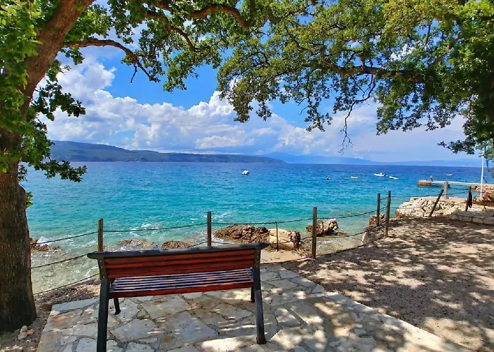 With Pool, Olive Garden And Sea View By Traveler Tourist Agency Krk - Id 2147 * Skrbčići