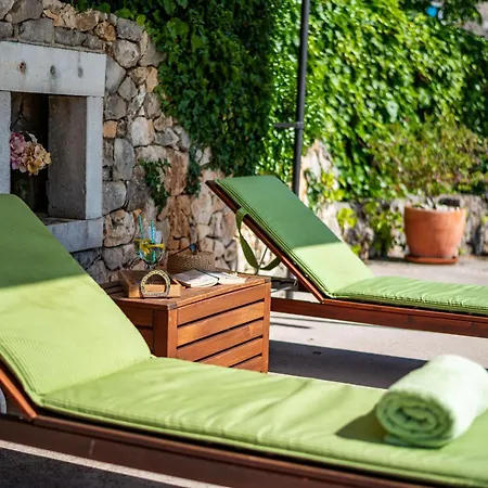 Villa With Pool, Olive Garden And Sea View By Traveler Tourist Agency Krk - Id 2147