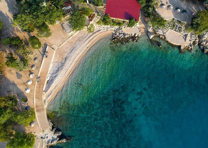 With Pool, Olive Garden And Sea View By Traveler Tourist Agency Krk - Id 2147 Villa Skrbčići