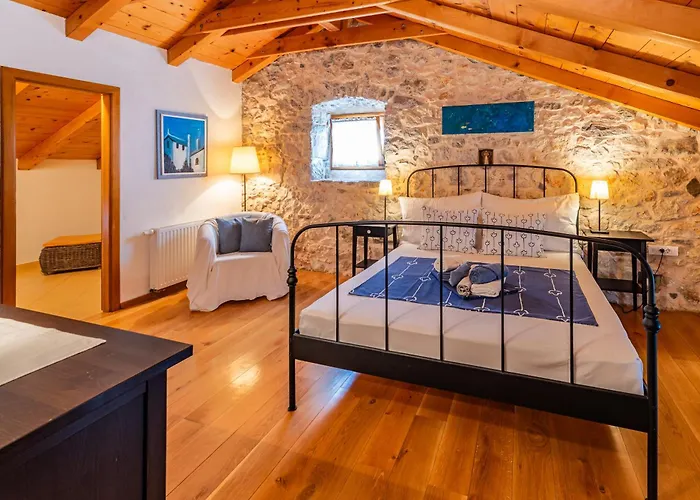 With Pool, Olive Garden And Sea View By Traveler Tourist Agency Krk - Id 2147 * Skrbčići