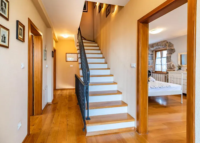 Villa With Pool, Olive Garden And Sea View By Traveler Tourist Agency Krk - Id 2147 Skrbčići