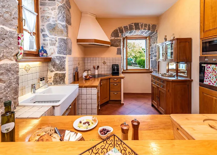 With Pool, Olive Garden And Sea View By Traveler Tourist Agency Krk - Id 2147 Villa