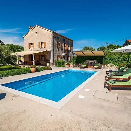 With Pool, Olive Garden And Sea View By Traveler Tourist Agency Krk - Id 2147 Вилла