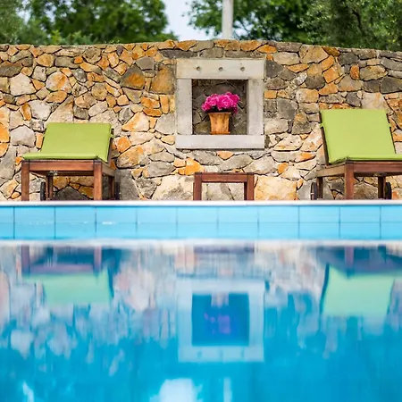 With Pool, Olive Garden And Sea View By Traveler Tourist Agency Krk - Id 2147 Вилла