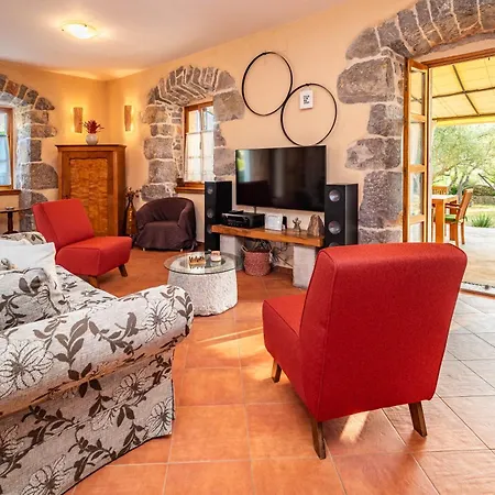Вилла With Pool, Olive Garden And Sea View By Traveler Tourist Agency Krk - Id 2147 Skrbcici