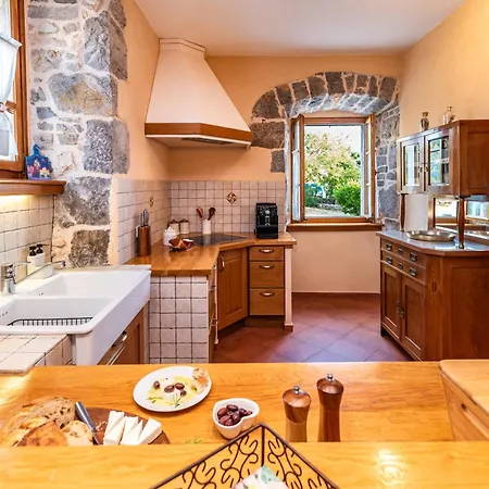 With Pool, Olive Garden And Sea View By Traveler Tourist Agency Krk - Id 2147 Вилла