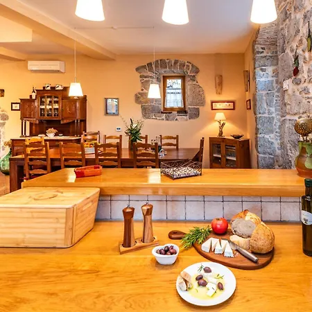Вилла With Pool, Olive Garden And Sea View By Traveler Tourist Agency Krk - Id 2147 Skrbcici